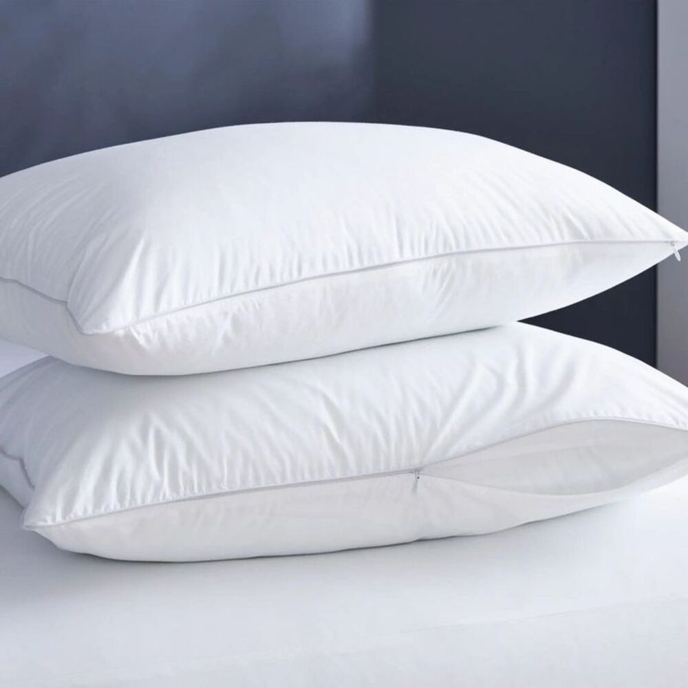 Martex Clean Essentials Standard White 2-Pack Pillow Set White Standard
